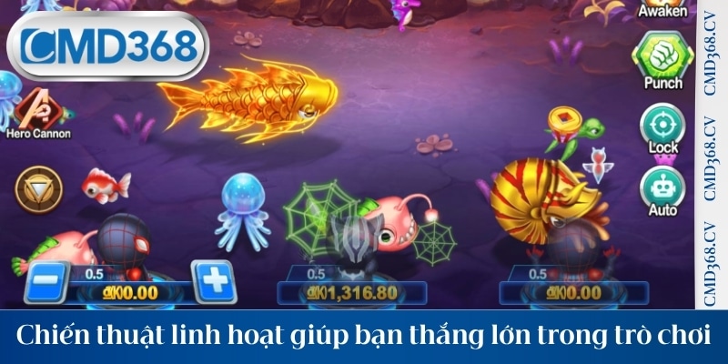 Chiến thuật linh hoạt giúp bạn thắng lớn trong trò chơi bắn cá