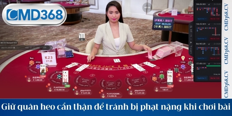 Giữ quân heo cẩn thận để tránh bị phạt nặng khi chơi bài