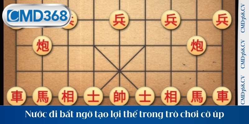 Nước đi bất ngờ tạo lợi thế trong trò chơi cờ úp