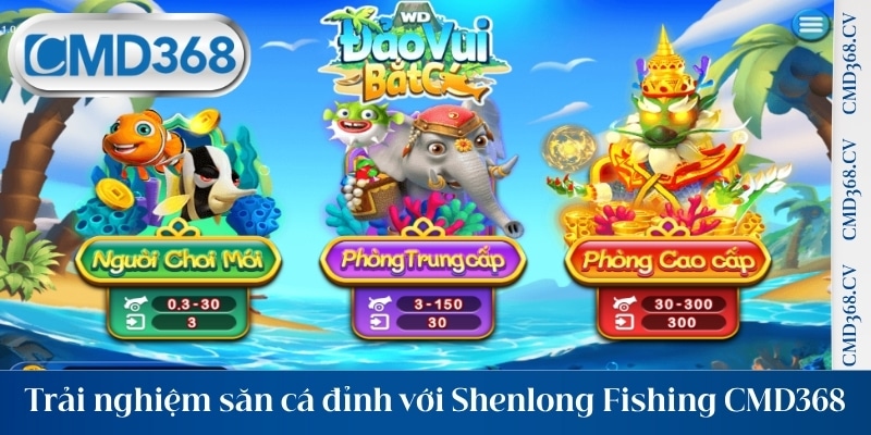 Trải nghiệm săn cá đỉnh cao với Shenlong Fishing CMD368 hấp dẫn