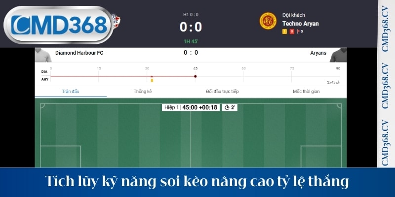 Tích lũy kỹ năng soi kèo nâng cao tỷ lệ thắng